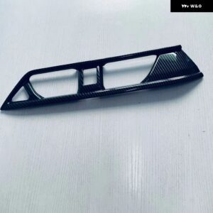 スズキ スイフト ZC/ZDシリーズ 2024 2025 ABS インテリア アクセサリードアボウルウィンドウリフトスイッチカバー エアコン コン - ABS black carbon C
