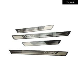 シュコダ オクタヴィアドア ストリップ EHICLE プロテクター パッド ストップアクセサリー ステンレス セキュリティ - 2