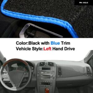 キャデラック CTS 2003-07 ダッシュボード カバー ダッシュマットサンシェード パッド カーペット自動 ダッシュボード ダッシュマット スタイリング - blue