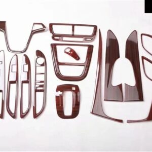 ビュイック アンコール 2012-2015 アクセサリーカーボン スタイル 車室内装飾エア アウトレットドアハンドル WINDOWS コントロール パネル - Wood grain