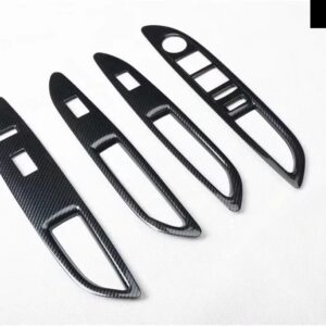 ビュイック アンコール 2012-2015 アクセサリーカーボン スタイル 車室内装飾エア アウトレットドアハンドル WINDOWS コントロール パネル - Power window