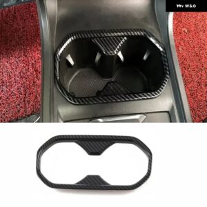 RHD MG 4 MG4 EV ムーラン 2022 2023 2024 インテリア アクセサリードアハンドル ウィンドウスイッチパンルカバー ギアパンルエアアウトカバー - front water cup cove