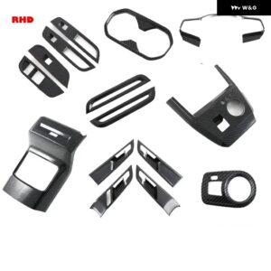 RHD MG 4 MG4 EV ムーラン 2022 2023 2024 インテリア アクセサリードアハンドル ウィンドウスイッチパンルカバー ギアパンルエアアウトカバー - RHD all set