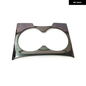 シトロエン C5 AIRCROSS 2017 2018 2019 フロントセンター コントロール ギア シフト パネル トリム カバー ウォーターカップ ホルダー パンドルカバー - ABS Black