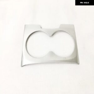 シトロエン C5 AIRCROSS 2017 2018 2019 フロントセンター コントロール ギア シフト パネル トリム カバー ウォーターカップ ホルダー パンドルカバー - ss silver