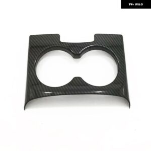 シトロエン C5 AIRCROSS 2017 2018 2019 フロントセンター コントロール ギア シフト パネル トリム カバー ウォーターカップ ホルダー パンドルカバー - ABS carbonfiber B