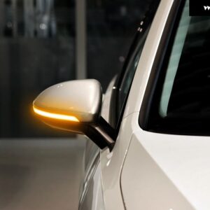 VW ゴルフ 7.5 MK7.5 GTI R GTD RLINE MK7 7 ダイナミック ウインカー LED ターン シグナル ミラー 2013 2016 2017 2019 2020 - Yellow