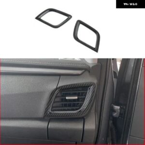 いすゞ D MAX D-MAX DMAX 2021 2022 カーボンウィンドウリフト ボタン スイッチ パネル ギア シフト PANLE カバー インテリア アクセサリー - Side air outlet cove