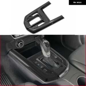 いすゞ D MAX D-MAX DMAX 2021 2022 カーボンウィンドウリフト ボタン スイッチ パネル ギア シフト PANLE カバー インテリア アクセサリー - gear shift panle