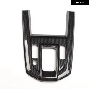 RHD いすゞ D MAX D-MAX DMAX 2021 2022 インテリア アクセサリーカーボンウィンドウリフト ボタン スイッチ パネル フロントウォーターカップカバー - gear shift panle