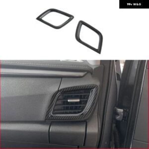 RHD いすゞ D MAX D-MAX DMAX 2021 2022 インテリア アクセサリーカーボンウィンドウリフト ボタン スイッチ パネル フロントウォーターカップカバー - side air vent cover