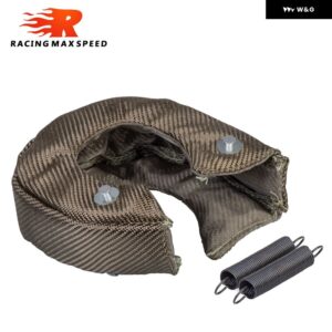 ターボ ヒートシールド T3 ターボブランケット TITANIUM T3 T25/ T28/ GT25/ GT28/ GT30/ GT32/ GT35/ GT37/ CT26 バリア 1800度 ブラック - brown