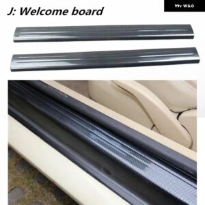 カーボンプリントカーセンター コンソール カバー ハンドル ステッカー ABS メーターギア パネル ビートル 2003-2008-2012 自動車アクセサリー - J