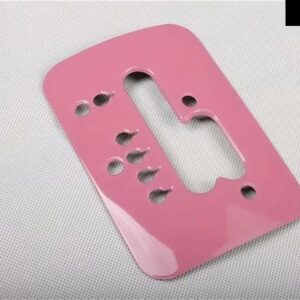 ビートル 2003-2008-2010 アクセサリー左ハンドル用 ギア シフト パネル フレーム トリム スタイリング ABS 自動モールド水カップ ボックス - Pink