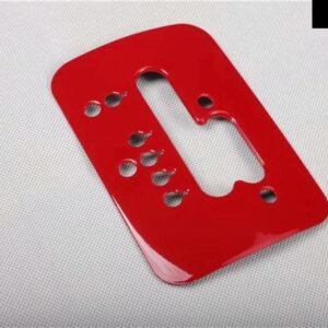 ビートル 2003-2008-2010 アクセサリー左ハンドル用 ギア シフト パネル フレーム トリム スタイリング ABS 自動モールド水カップ ボックス - red