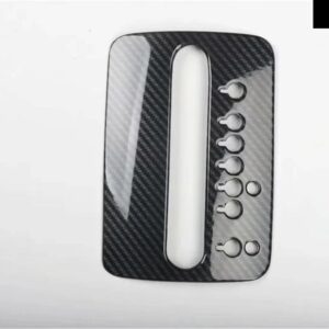 ビートル 2003-2008-2010 アクセサリー左ハンドル用 ギア シフト パネル フレーム トリム スタイリング ABS 自動モールド水カップ ボックス - black