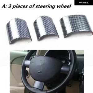 ビートル 2003-2008-2012 アクセサリーカーボンプリントカーセンター コンソール カバー ハンドル ステッカー ABS メーターギア パネル キット