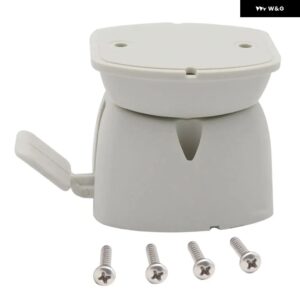 RV 手 キャリアドアキャッチコンパートメントクリップナイロンドアキャッチラッチ ホルダー トレーラーキャラバンキャンピングカーストップエントリー RV プ - White