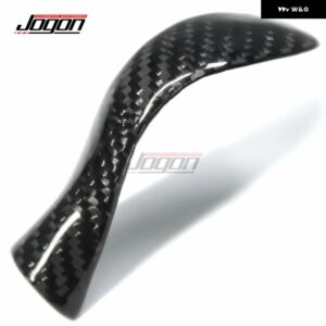 カーボントランス ミッション トリム インフィニティ Q50 2014 2015 2016-2020 インテリア ギア シフト ノブヘッド ステッカー カバー アクセサリー - Glossy Carbon