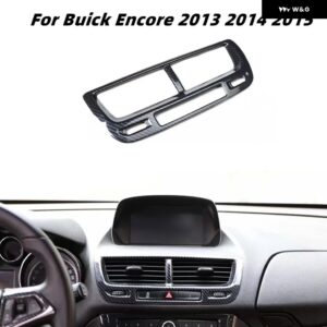 ビュイック アンコール 2013 2014 2015 アクセサリーミドルエア アウトレット カーボン スタイル 室内装飾アクセサリー ABS ステッカー - carbon fiber