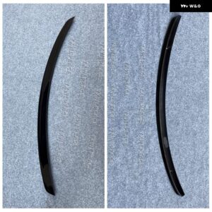 メルセデス CLSクラス W218 2011-16 スポイラー ABS プラスチック AMG スタイル リア トランク リップ ウイング スポイラー カー スタイリング - Glossy Black