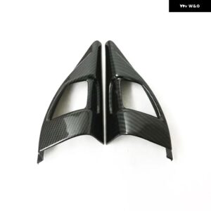 シトロエン C5 エアクロス 2017-20 ABS カーボン インテリア フロントドア スピーカー ウィンドウ A ピラー カバー トリム アクセサリー - ABS carbonfiber
