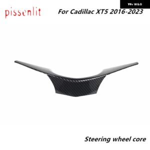 カーボン スタイル ギア シフト ボックス パネル トリム カバー フレーム ステッカー キャデラック XT5 2020-23 2016-19 LHD