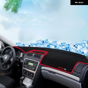 シュコダ オクタヴィア ダッシュボード カバー マット回避ライト パッド インストルメント パネル カーペット 2007-2014 アクセサリー インテリア オブジェ