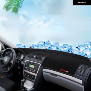 シュコダ オクタヴィア ダッシュボード カバー マット回避ライト パッド インストルメント パネル カーペット 2007-2014 アクセサリー インテリア オブジェ