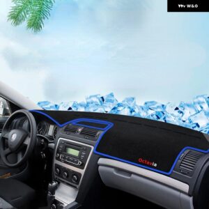 シュコダ オクタヴィア ダッシュボード カバー マット回避ライト パッド インストルメント パネル カーペット 2007-2014 アクセサリー インテリア オブジェ