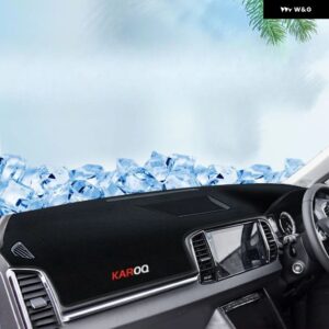 SKODA KAROQ ダッシュボード 光回避サンシェード パッド カバー マットカーペット抗 UV インテリア アクセサリー 車両用品 - RHD3