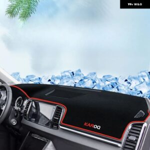 SKODA KAROQ ダッシュボード 光回避サンシェード パッド カバー マットカーペット抗 UV インテリア アクセサリー 車両用品 - LHD