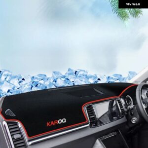 SKODA KAROQ ダッシュボード 光回避サンシェード パッド カバー マットカーペット抗 UV インテリア アクセサリー 車両用品 - RHD