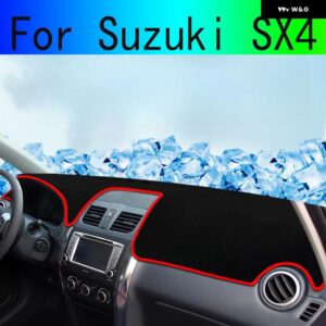スズキ SX4 ダッシュボード カバー ダッシュマットサンシェード 滑り止めパッド アクセサリー インテリア 装飾車両用品 スタイリング - LHD