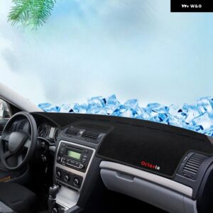 シュコダ オクタヴィア 2007-14 ダッシュボード カバー ダッシュマットサンシェード パッド インテリア アクセサリー - LHD2