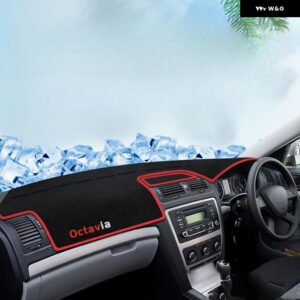 シュコダ オクタヴィア 2007-14 ダッシュボード カバー ダッシュマットサンシェード パッド インテリア アクセサリー - RHD3