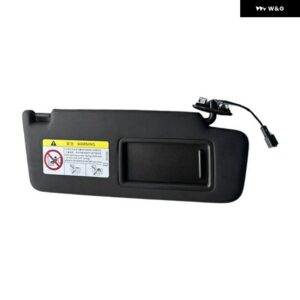 ゴルフ 7 スポーツ バン ジェッタ MK7 T-クロス パサート B8 CC E- ゴルフ T-ROC フロント サン バイザー パネル 化粧鏡付き - BLACK RIGHT