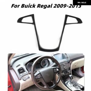 ビュイック リーガル 2009-2013 アクセサリーカーボン スタイル 室内装飾ギアヘッドドアハンドル バック エアベント ステッカー ABS - Steering Wheel