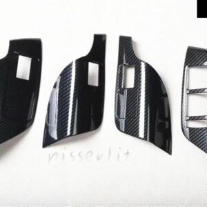 ビュイック リーガル 2009-2013 アクセサリーカーボン スタイル 室内装飾ギアヘッドドアハンドル バック エアベント ステッカー ABS - Power window