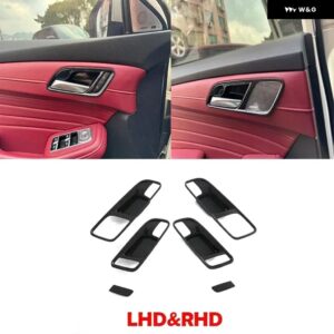 RHD MG HS 2018-2023 インテリア アクセサリーウィンドウライズギアウォーターカップカバー ステアリングホイール カバー エアコン アウトレット フレーム - Inner door handle