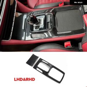 RHD MG HS 2018-2023 インテリア アクセサリーウィンドウライズギアウォーターカップカバー ステアリングホイール カバー エアコン アウトレット フレーム - gear panle