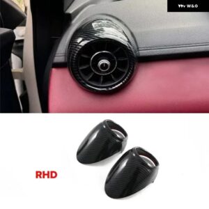 RHD MG HS 2018-2023 インテリア アクセサリーウィンドウライズギアウォーターカップカバー ステアリングホイール カバー エアコン アウトレット フレーム - side air vent cover