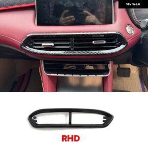 RHD MG HS 2018-2023 インテリア アクセサリーウィンドウライズギアウォーターカップカバー ステアリングホイール カバー エアコン アウトレット フレーム - center air vent cove
