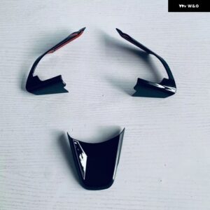 スズキ スイフト ZC/ZDシリーズ 2024 2025 ABS レッドカーボン ギア シフト パネル フレーム インナードアハンドル ストリップ - ABS Piano Black A