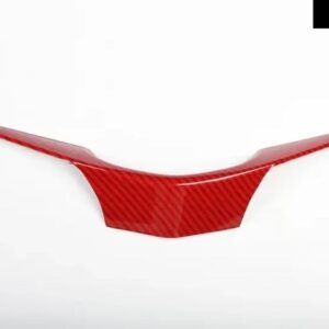 ギア シフト ボックス パネル トリム カーボンレッド スタイル ステッカー キャデラック XT5 2016-2023 LHD アクセサリーセンター コンソール カバー