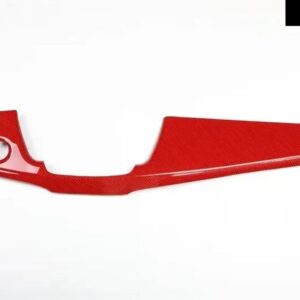 ギア シフト ボックス パネル トリム カーボンレッド スタイル ステッカー キャデラック XT5 2016-2023 LHD アクセサリーセンター コンソール カバー