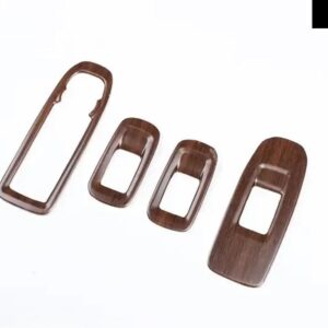 カーボン スタイル ギア シフト ボックス パネル トリム マット木目 キャデラック XT5 2016-2023 アクセサリー ABS センター コンソール ステッカー