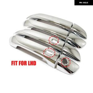 LHD RHD いすゞ D MAX D-MAX DMAX 2021-2023 ABS 車 アウタードアハンドル キャッチカバードアボウル トリム ステッカー - ABS chrome A