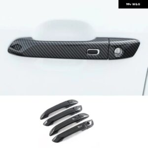 LHD RHD いすゞ D MAX D-MAX DMAX 2021-2023 ABS 車 アウタードアハンドル キャッチカバードアボウル トリム ステッカー - LHD ABS carbonfiber