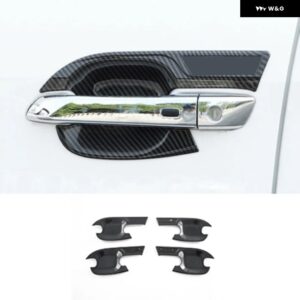 LHD RHD いすゞ D MAX D-MAX DMAX 2021-2023 ABS 車 アウタードアハンドル キャッチカバードアボウル トリム ステッカー - ABS carbonfiber